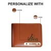 personalised men wallet classic finish