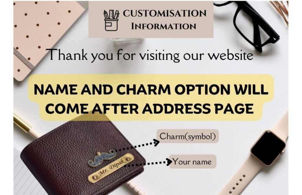 personalised men wallet classic finish