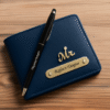 customised men's wallet & pen