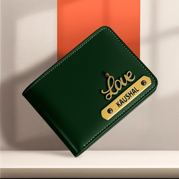 personalised men wallet classic finish